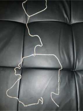 Gift$10💕Gold-tone Rhinestone crystal BodyChain Adjustable 17×15×40nch
Width0.19